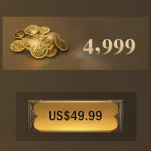 金币 4999